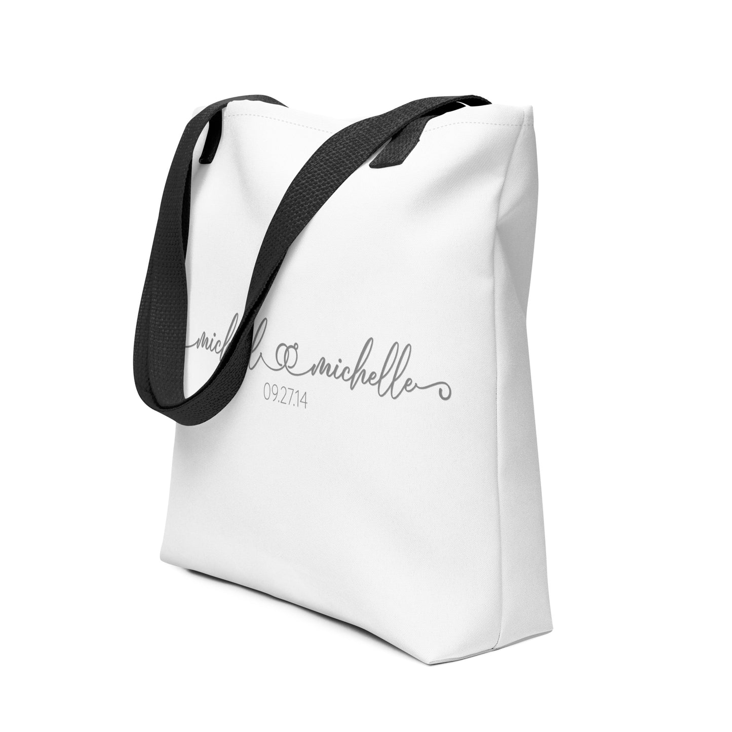 Bridal Rings Personalized Tote Bag