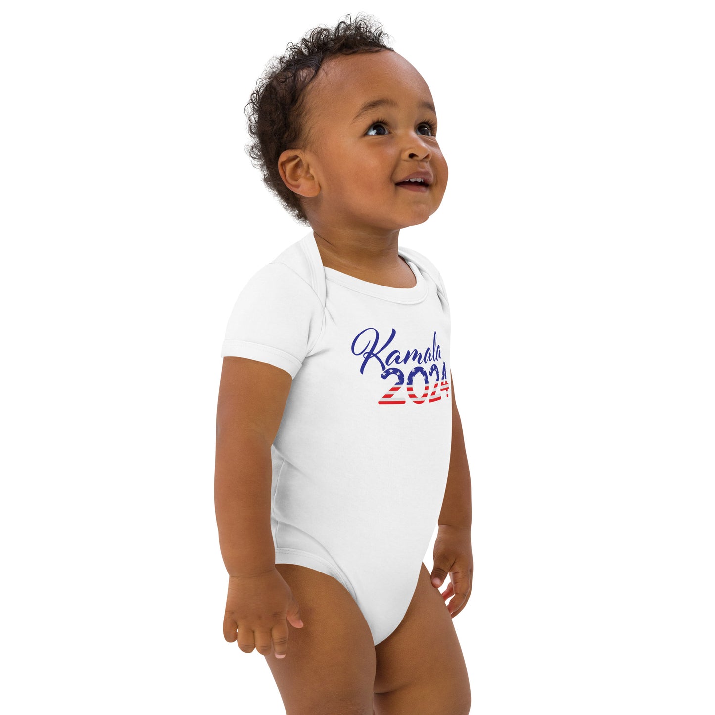 Kamala 2024 USA Organic Cotton Baby Onesie