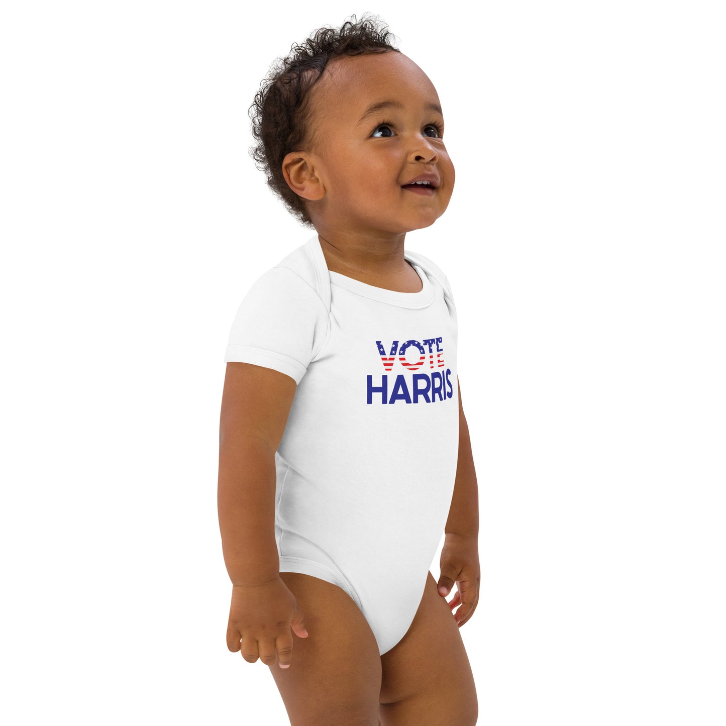 Vote Harrie Organic Cotton Baby Onesie