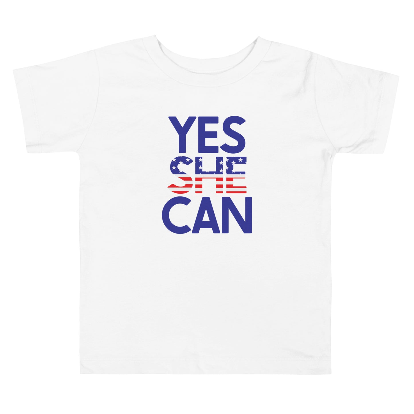 Yes She Can Toddler Short Sleeve Tee