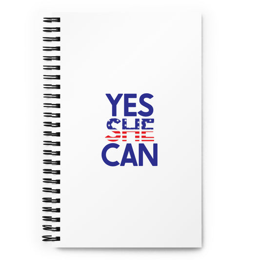 Yes She Can Spiral Notebook